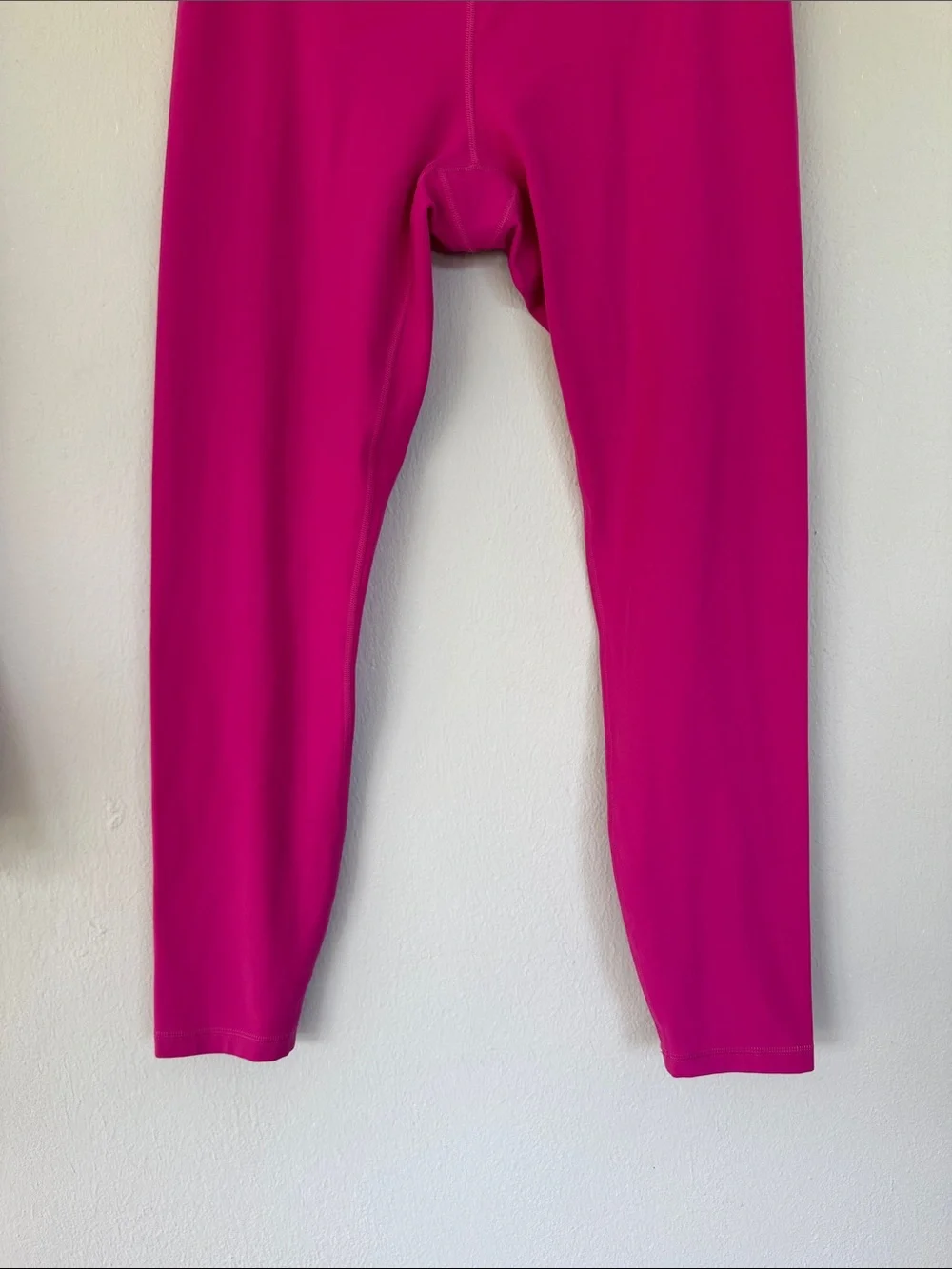 CRZ Yoga hot pink matching racerback tank top leggings set size medium